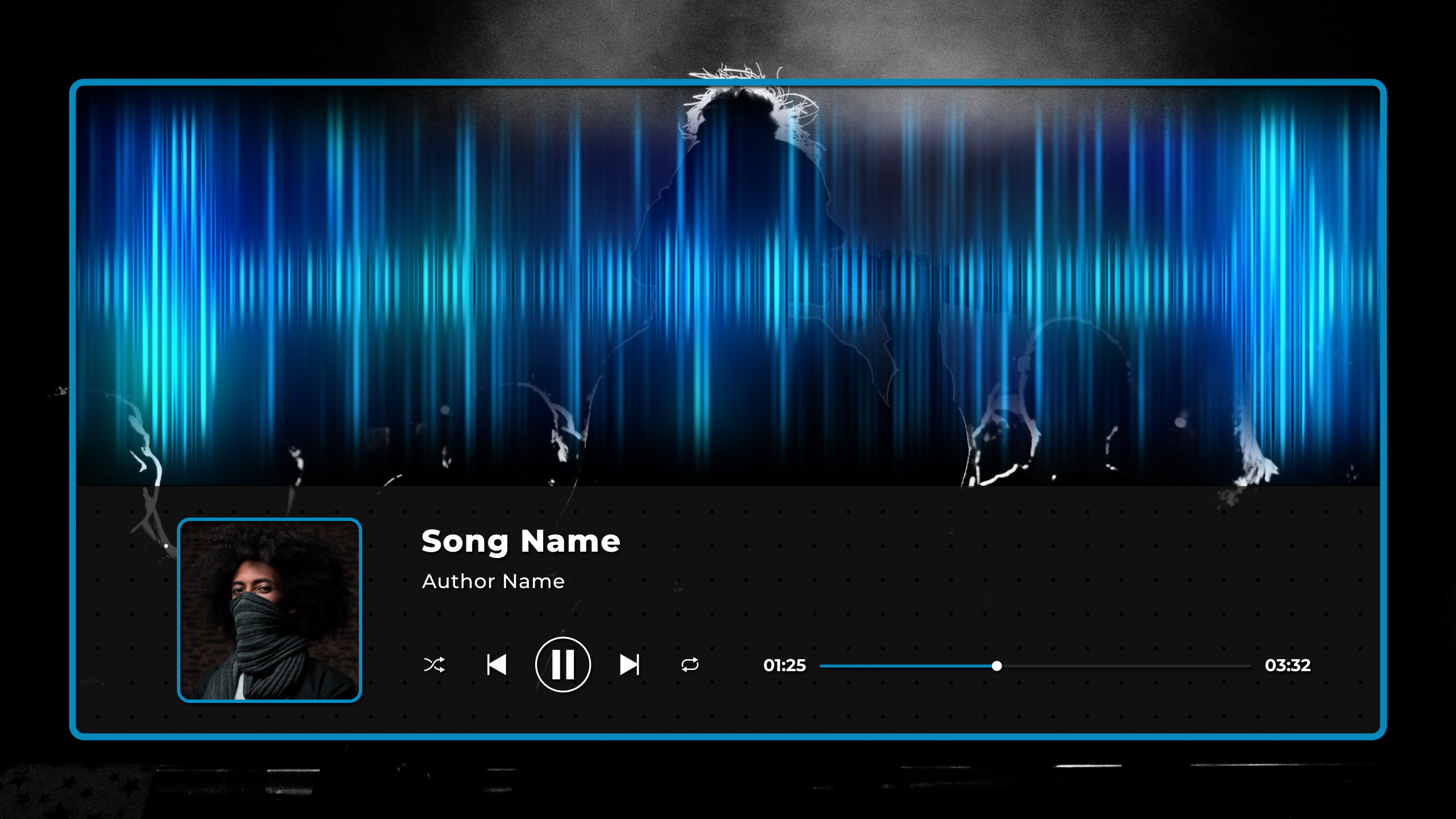 Music Player Visualizer by motionaceh