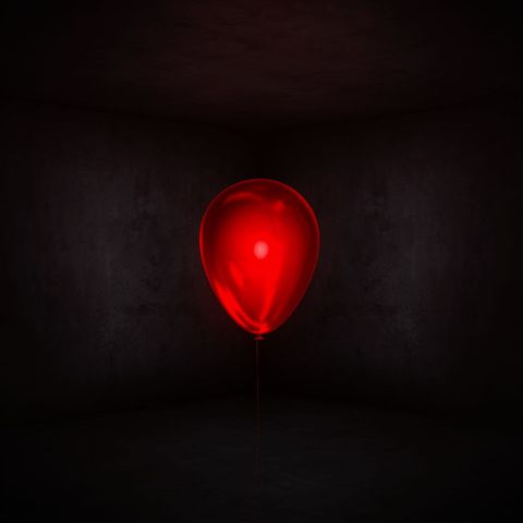 Creepy Balloon Intro - Square - Logo Version Red Balloon - Poster image