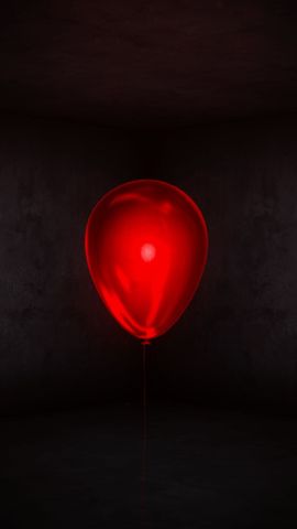 Creepy Balloon Intro - Vertical - Logo Version Red Balloon - Poster image