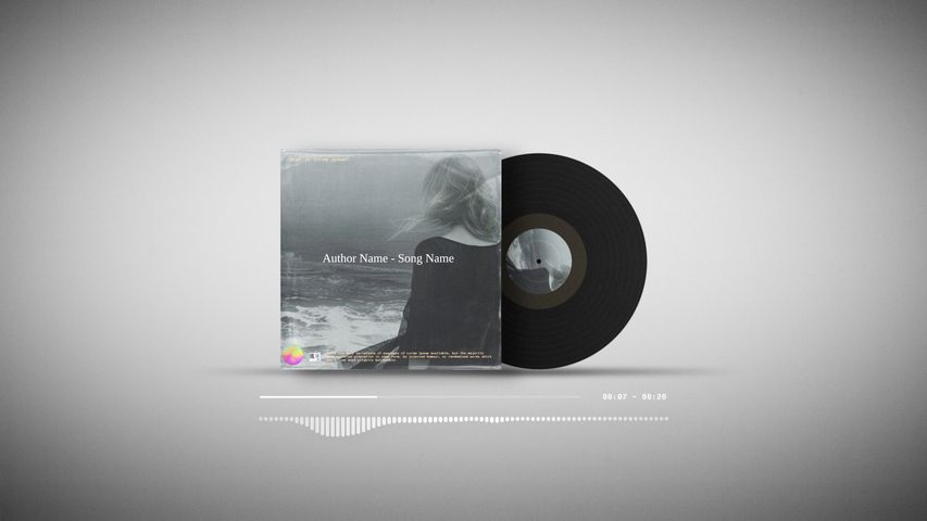 Simple Vinyl Visualiser - vb Music Blog - Poster image