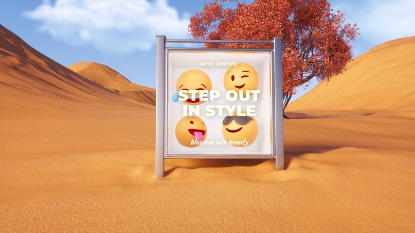 Desert Billboard Title 4 - Original - Poster image