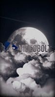 Cinematic Moon Intro - Vertical Logo Version Color Style 1 theme video