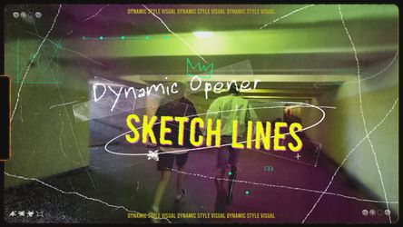 Sketch Grunge Opener Night Theme theme video