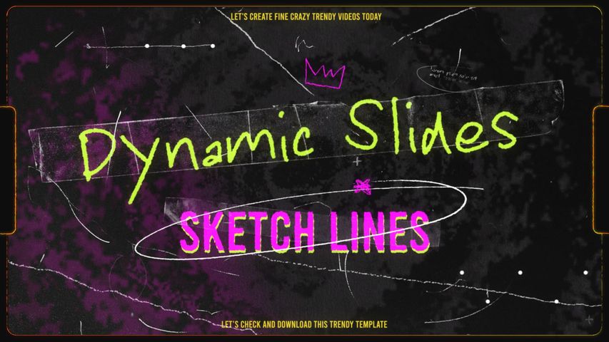 Typography Sketch Grunge Slide 3 - Original - Poster image