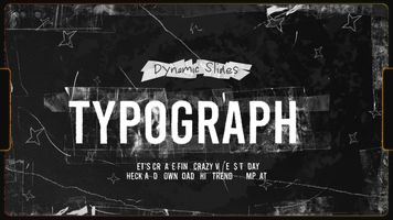 Typography Sketch Grunge Slide 4 Original theme video