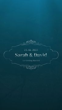 Silver Wedding Titles - Vertical - vb wedding - Poster image