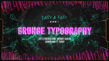 Typography Sketch Grunge Slide 1 Street Sketch theme video