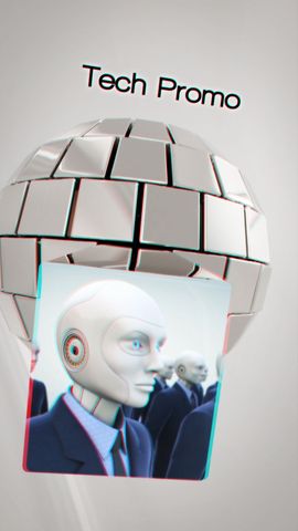 Futuristic Sphere Showcase - Vertical - Original - Poster image