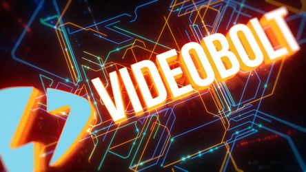 Digital Grid Reveal Orange Glow theme video