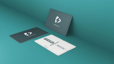 Clean Business Card Mockup - Zomp - Poster image