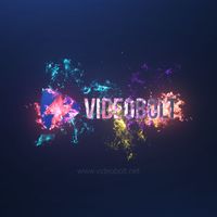 Explosive Colors Reveal - Square Logo Version theme video