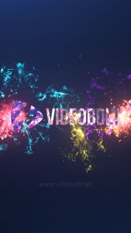 Explosive Colors Reveal - Vertical - Logo Version - Poster image