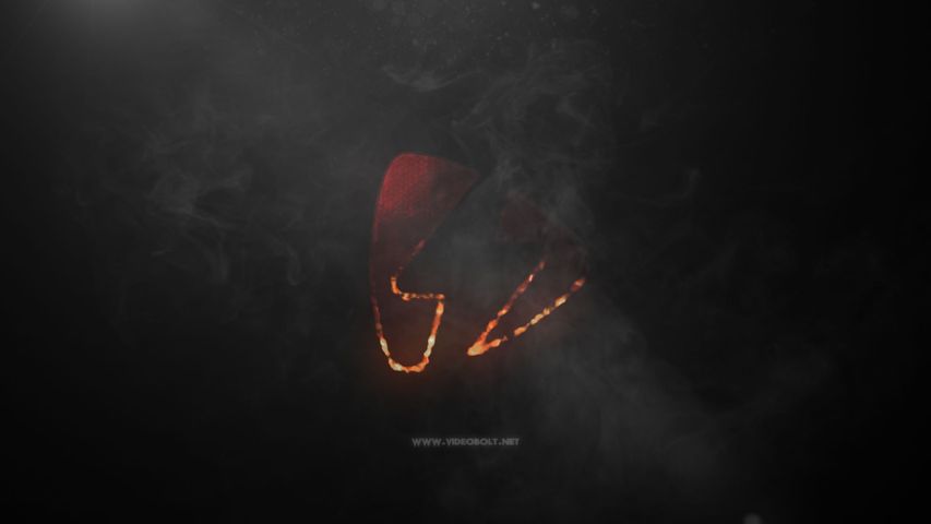 Smoke Fire Logo Reveal - Original - Poster image