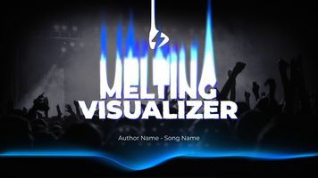 Melting Visualizer Original theme video