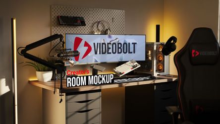 Content Creator Room Mockup Original theme video