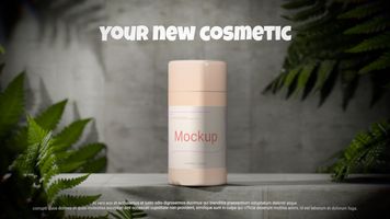 Cosmetic Product Mockup 1 Original theme video