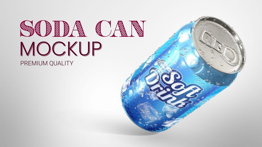 Soda Can Mockup - Original - Poster image