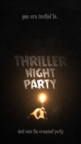 Halloween Night Party Invitation - Original - Poster image