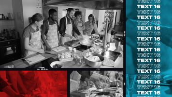 Multiframe Urban Media Opener Food & Restaurants theme video