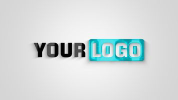 3D Matte Silver Logo Example theme theme video
