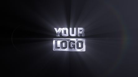 Dark Glossy Logo - Example theme - Poster image