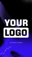Glitch Logo Grunge Distortion - Vertical Example theme theme video