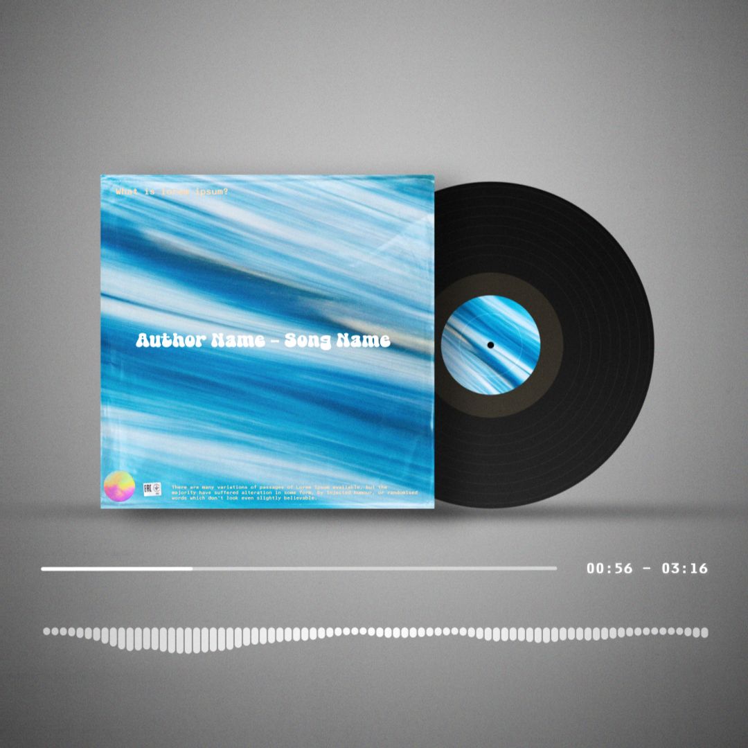 Simple Vinyl Visualizer - Square by tarazz - Videobolt.net