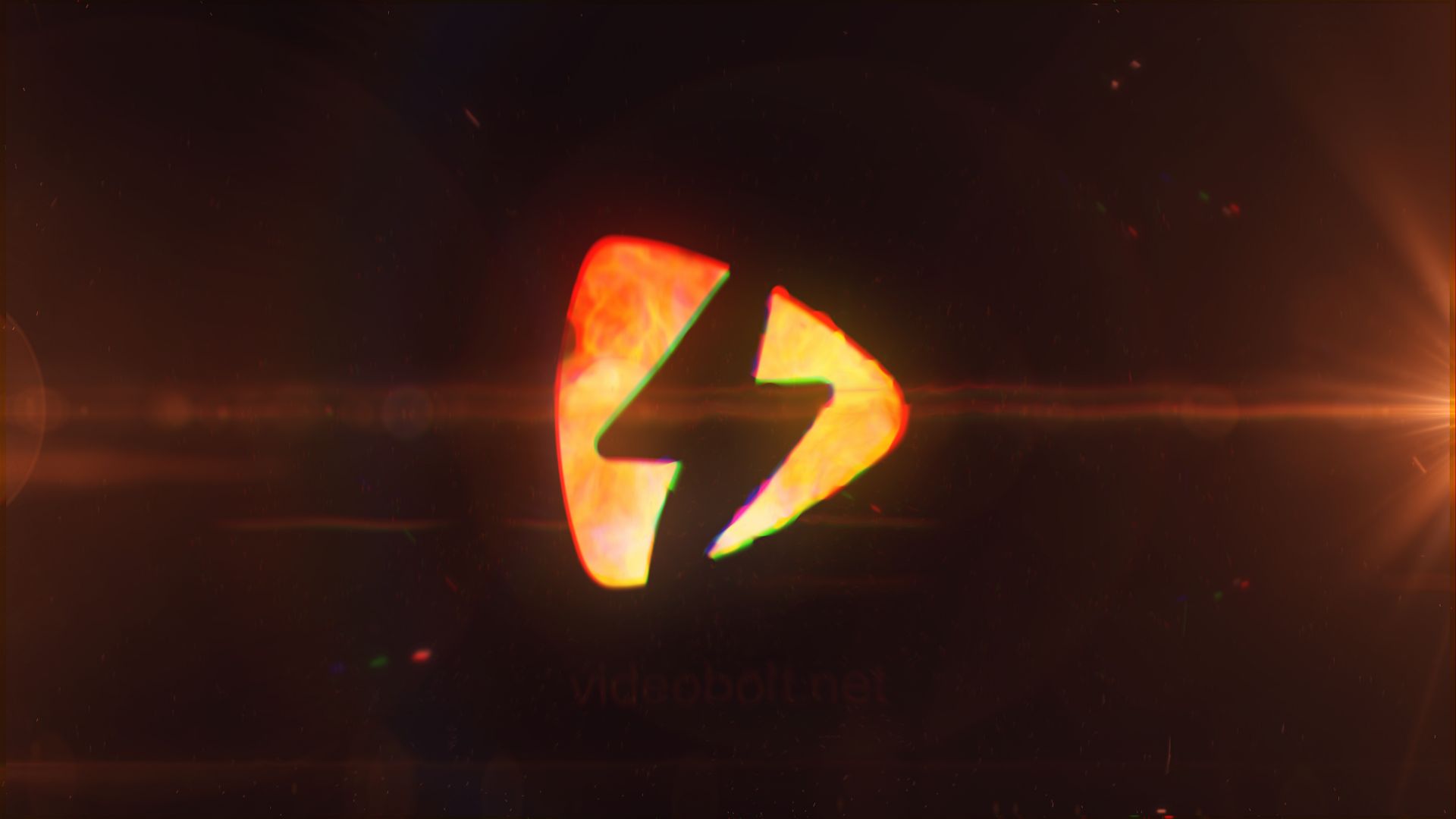 Quick Fire Ident - Cinematic Fire Logo Reveal
