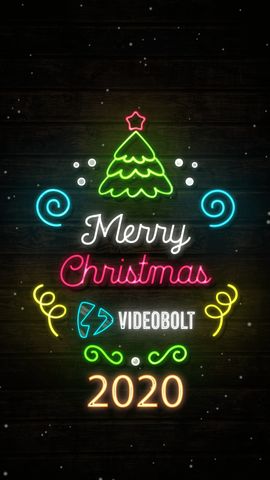 Neon Christmas Story - Original - Poster image