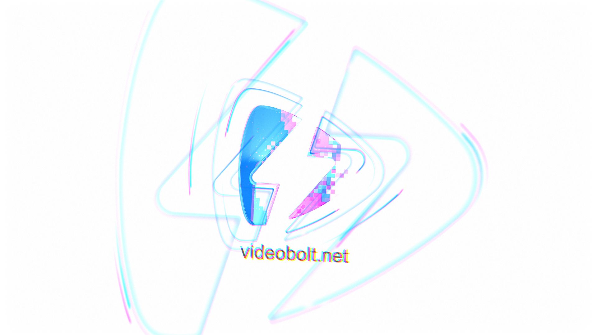 Speed Edge Pixels - Pixel speed logo reveal