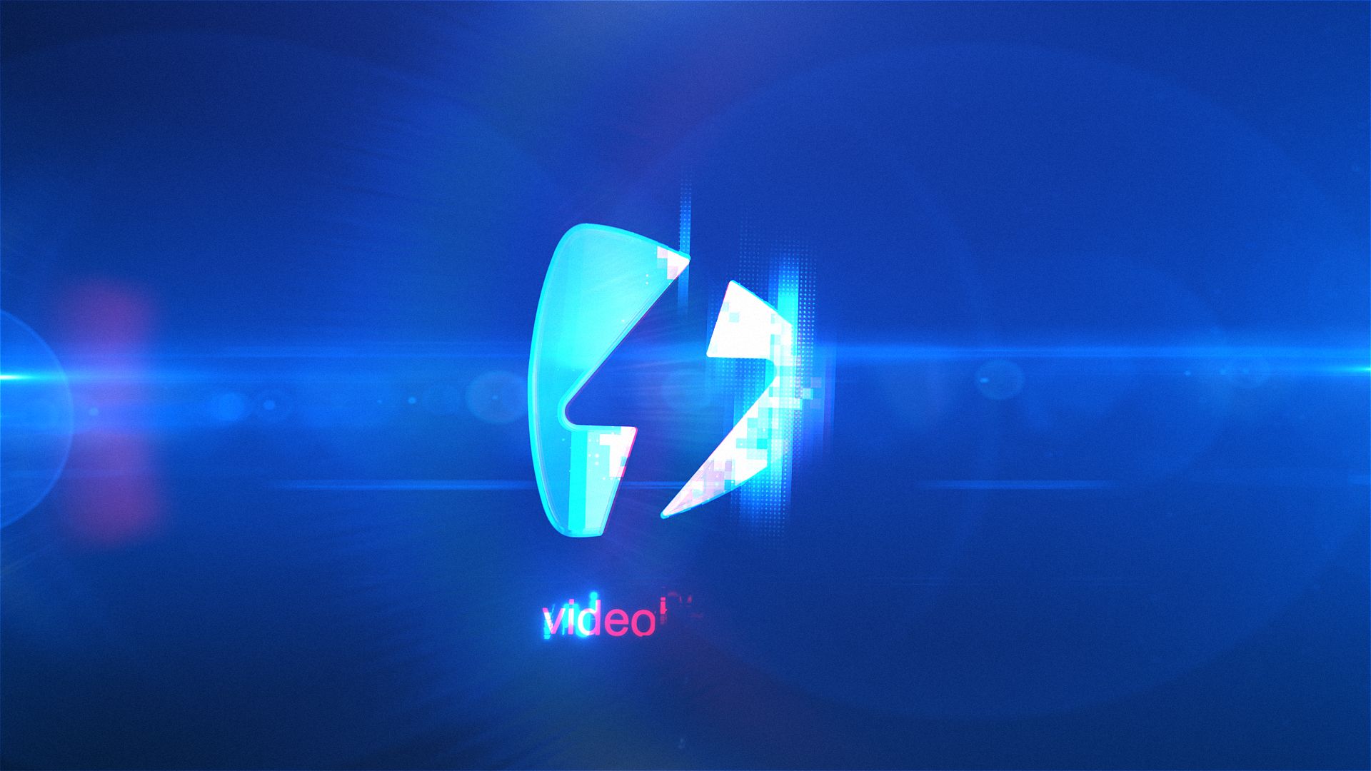 Shiny Pixel Wipe - Glossy logo reveal