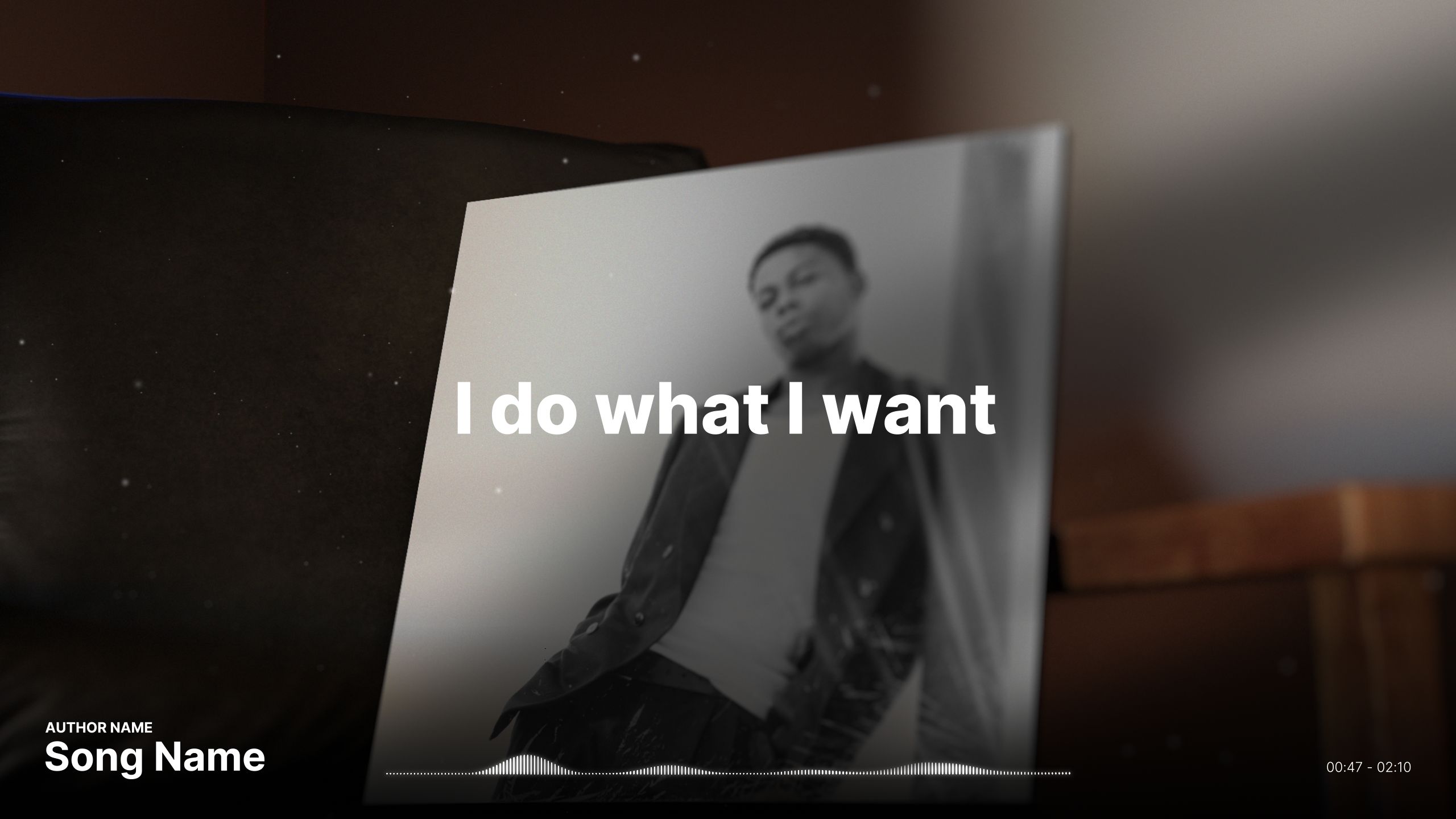 Album Cover Mockup Lyrics by tarazz