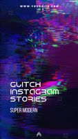 Glitch Instagram Stories 1 - Vertical Original theme video