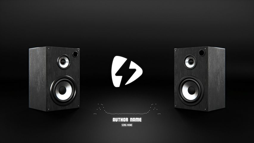 Black Speakers - Original - Poster image