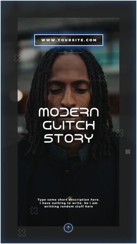 Glitch Instagram Stories 11 - Original - Poster image