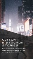Glitch Instagram Stories 10 Original theme video