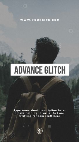 Glitch Instagram Stories 6 - Original - Poster image