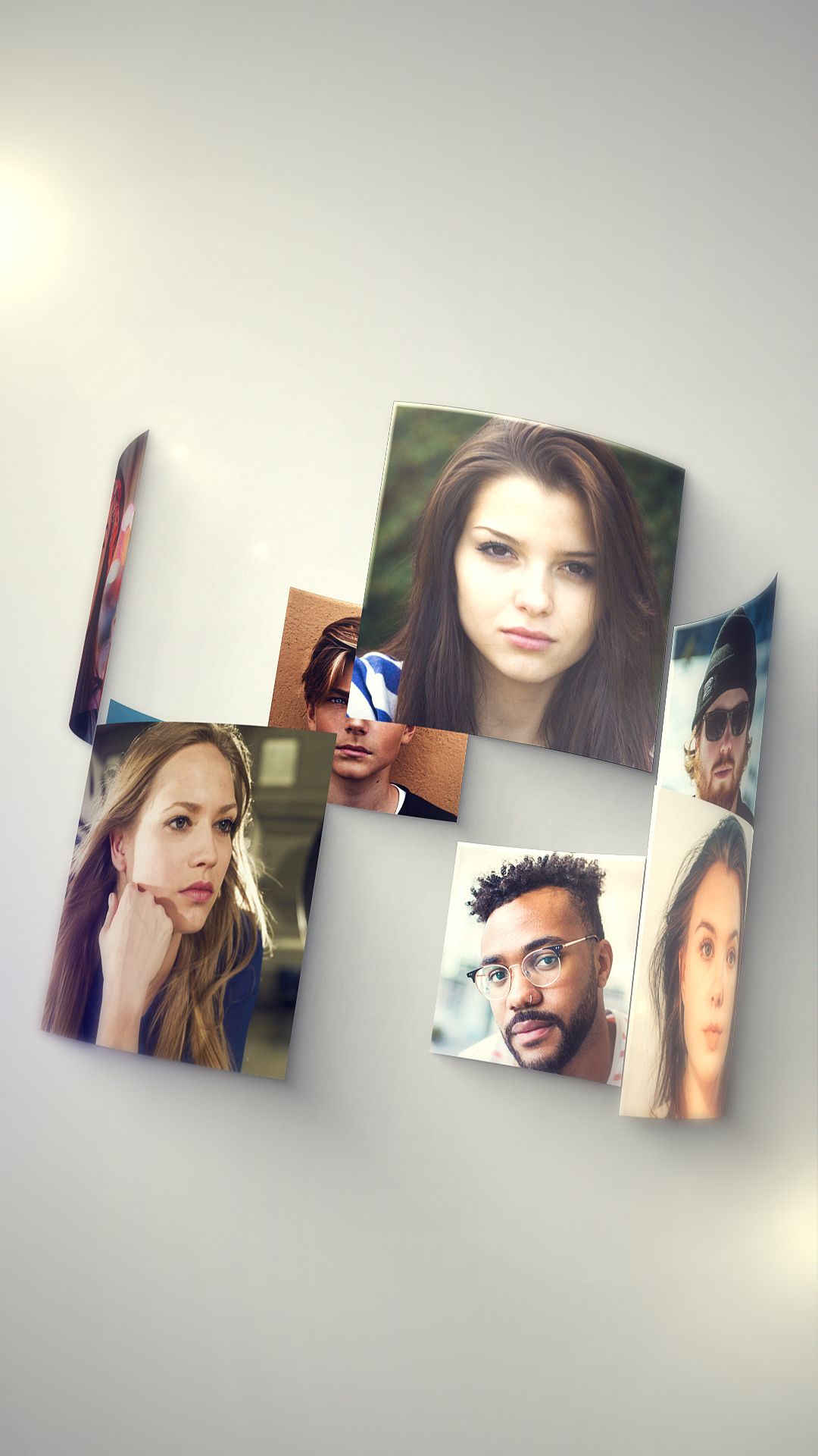 Cylindrical Frames Reveal - Vertical by Goldenmotion - Videobolt.net