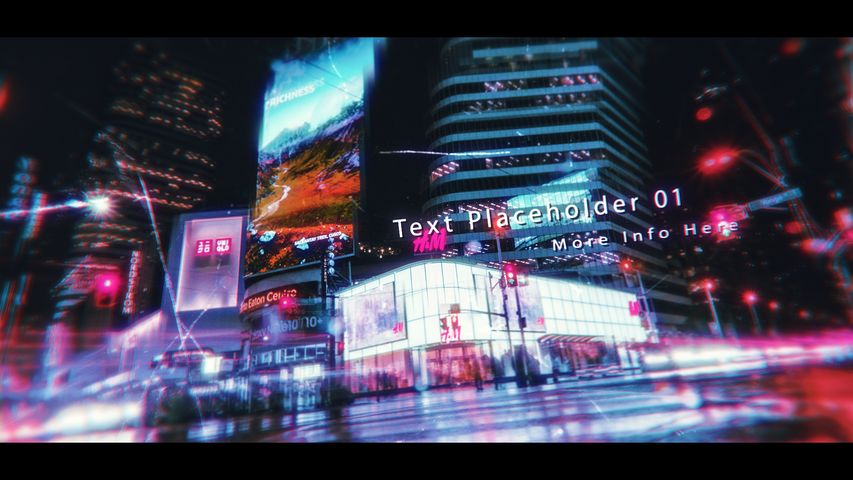 Futuristic Parallax Slideshow - Original - Poster image